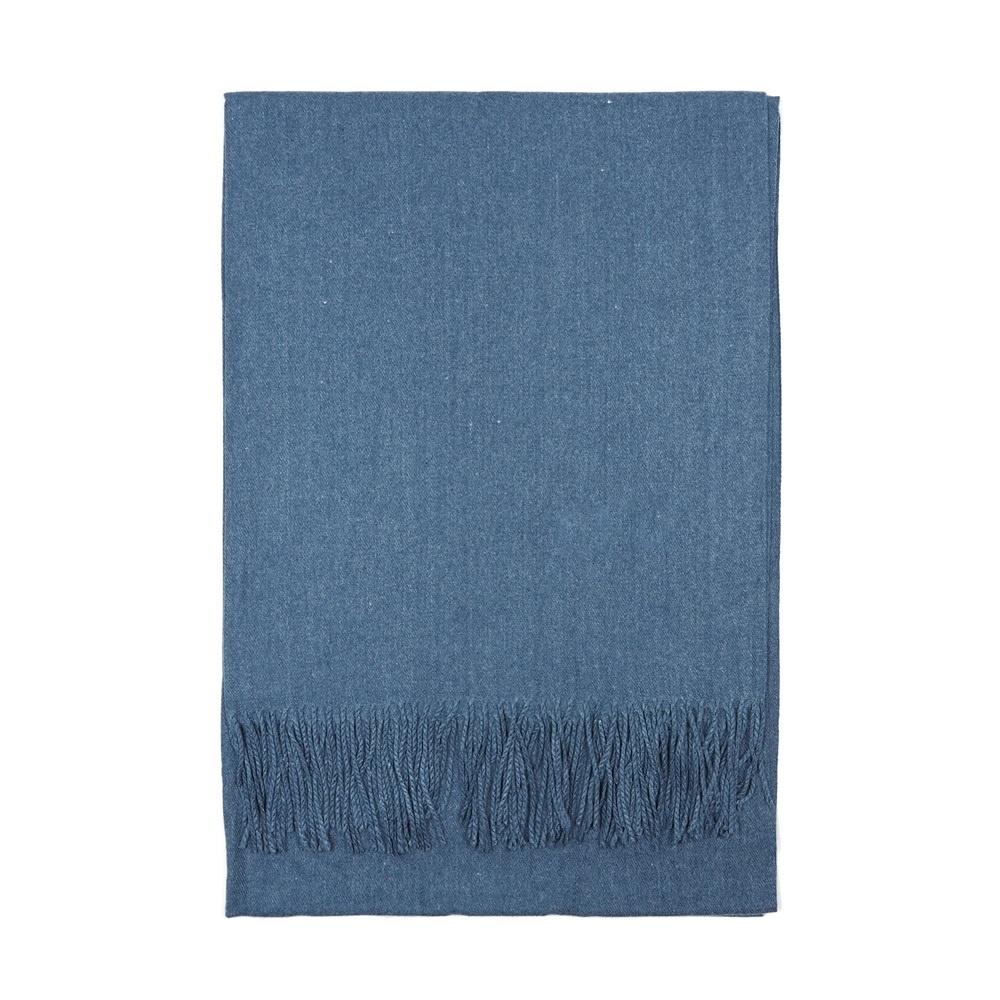 CTC-10 Denim szal damski zimowy Cashmere Touch Collection 200x70cm